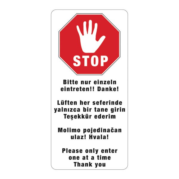 PIX FENSTERKLEBER "Stop"